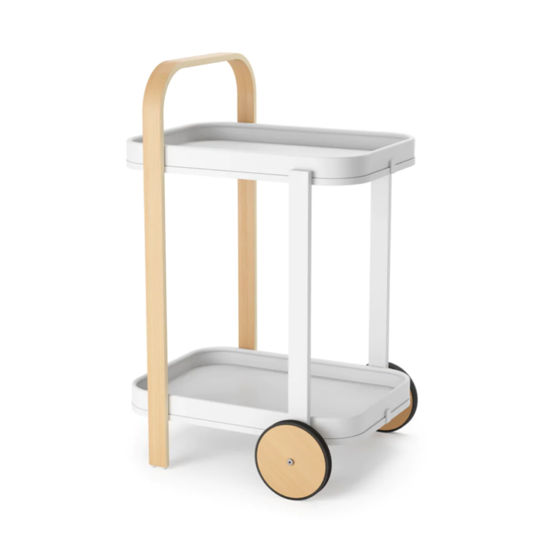 CARRITO BAR BELLWOOD BLANCO