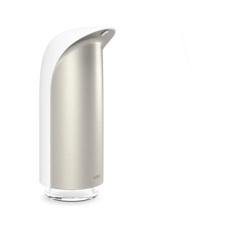 DISPENSADOR DE JABON EMPEROR BLANCO/NIQUEL