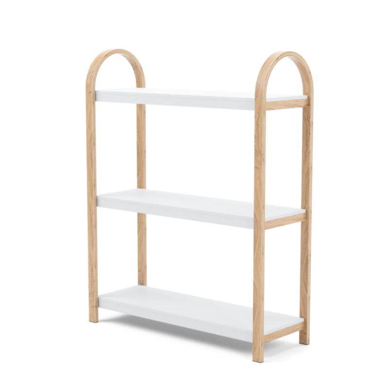 ESTANTE 3 NIVELES BELLWOOD NEGRO/WALLNUT