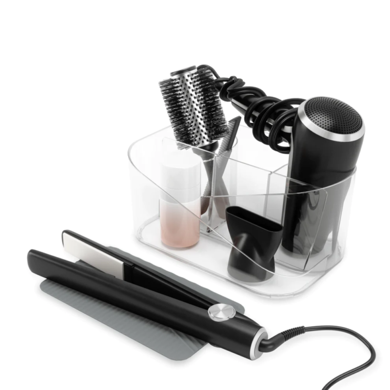 ORGANIZADOR DE HERRAMIENTAS P/PELO GLAM TRANSP./CHARCOAL - Imagen 5