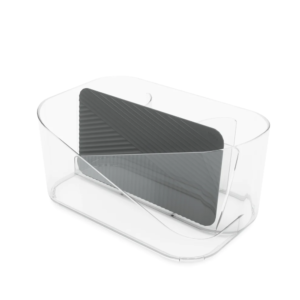 ORGANIZADOR DE HERRAMIENTAS P/PELO GLAM TRANSP./CHARCOAL
