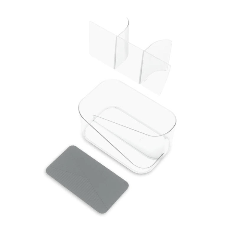 ORGANIZADOR DE HERRAMIENTAS P/PELO GLAM TRANSP./CHARCOAL - Imagen 4