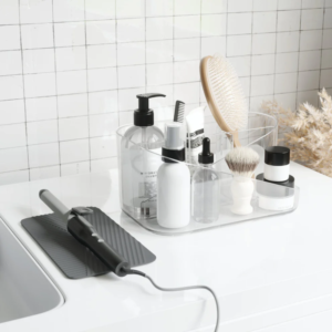 ORGANIZADOR DE HERRAMIENTAS P/PELO GLAM TRANSP./CHARCOAL - Imagen 6