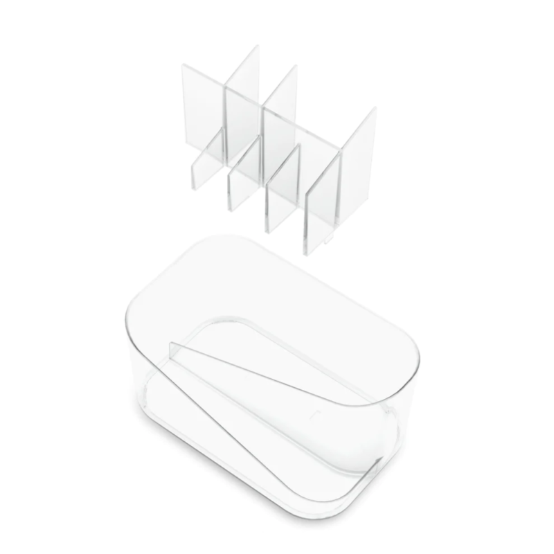 ORGANIZADOR DE COSMETICOS TRANSPARENTE GLAM - Imagen 4