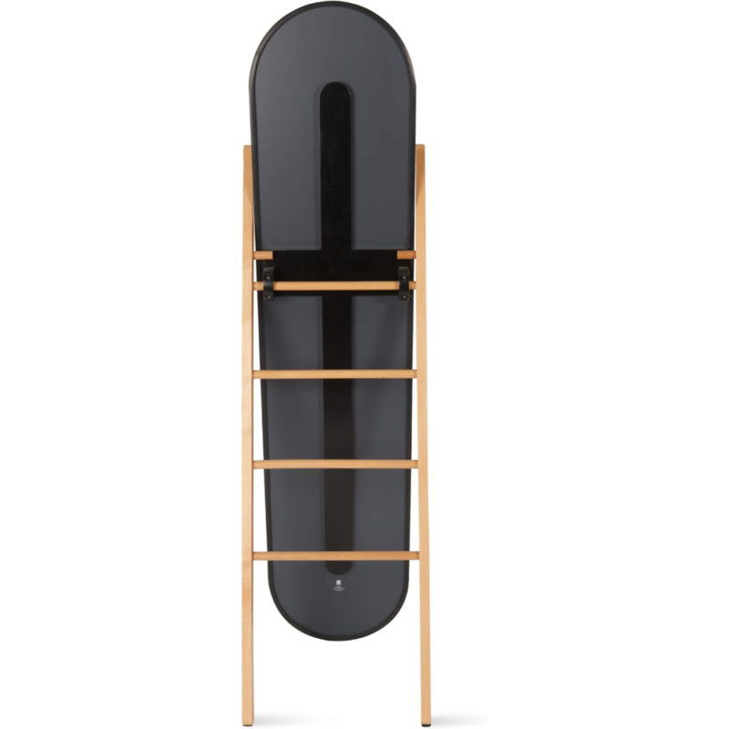 ESPEJO DE PIE HUB FLOOR NEGRO/NATURAL - Imagen 6