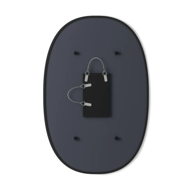 ESPEJO OVAL HUB NEGRO 60X90 - Imagen 4