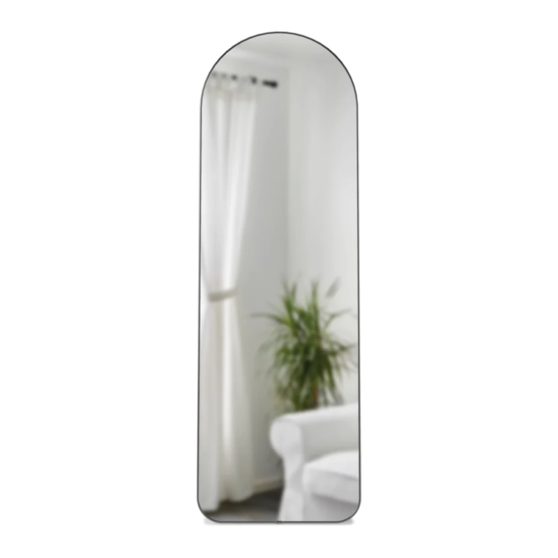 ESPEJO DE PIE HUBBA ARCHED LEANING TITANIUM 50X157