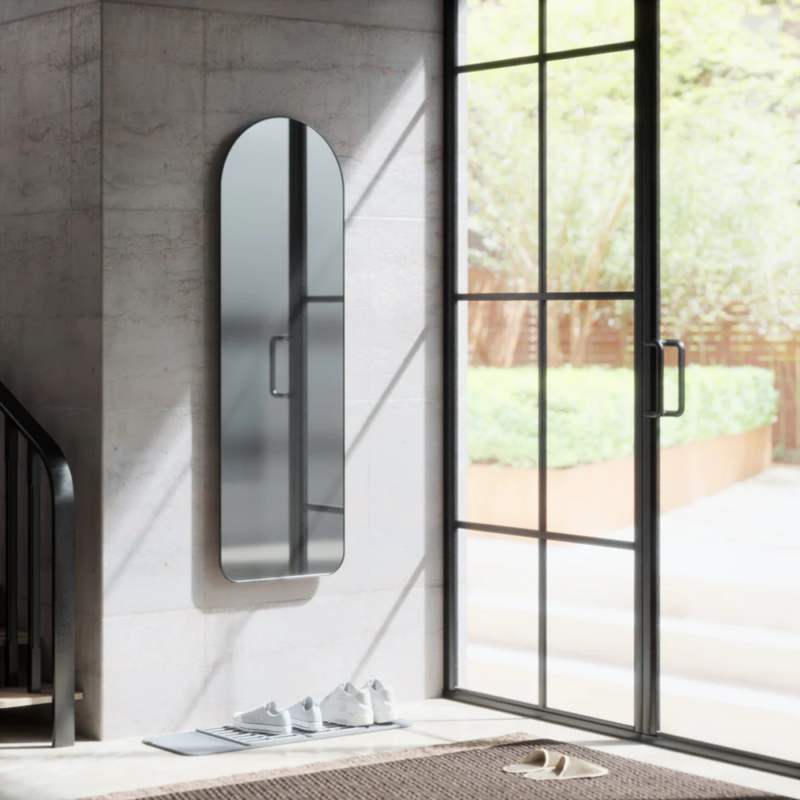 ESPEJO DE PIE HUBBA ARCHED LEANING TITANIUM 50X157 - Imagen 5