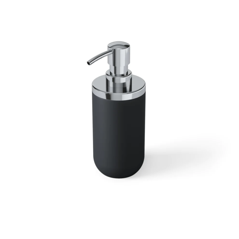 DISPENSADOR DE JABON JUNIP CROMADO/NEGRO - Imagen 2