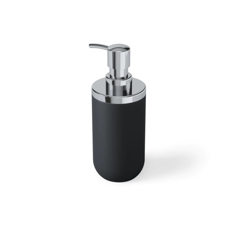 DISPENSADOR DE JABON JUNIP CROMADO/NEGRO - Imagen 4