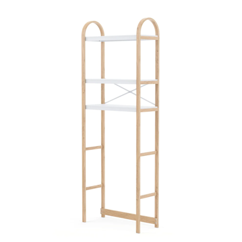 ESTANTE P/TOILETTE BELLWOOD BLANCO/NATURAL