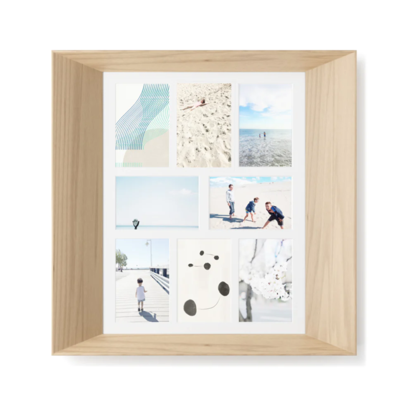 PORTA-RETRATO MULTIPLE DE PARED LOOKOUT WALL PD NATURAL 10X15 - Imagen 3