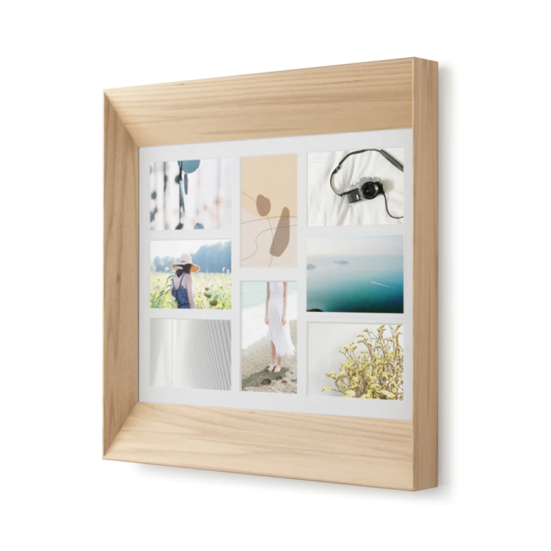 PORTA-RETRATO MULTIPLE DE PARED LOOKOUT WALL PD NATURAL 10X15 - Imagen 2