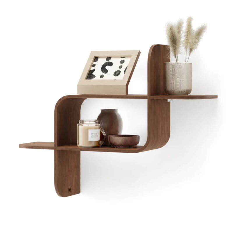 ESTANTE DE PARED MONTAGE LIGHT WALNUT - Imagen 3