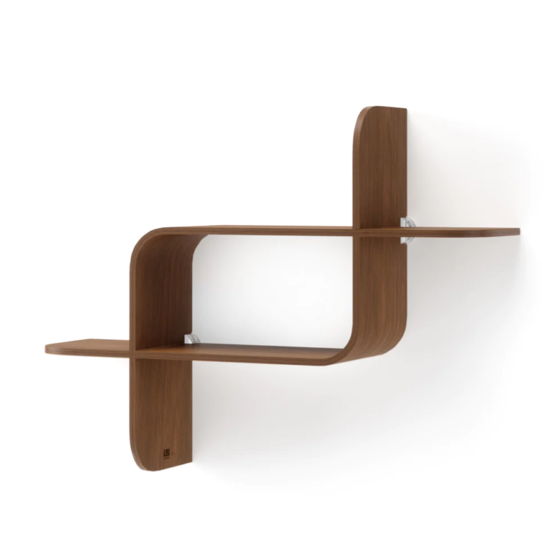 ESTANTE DE PARED MONTAGE LIGHT WALNUT
