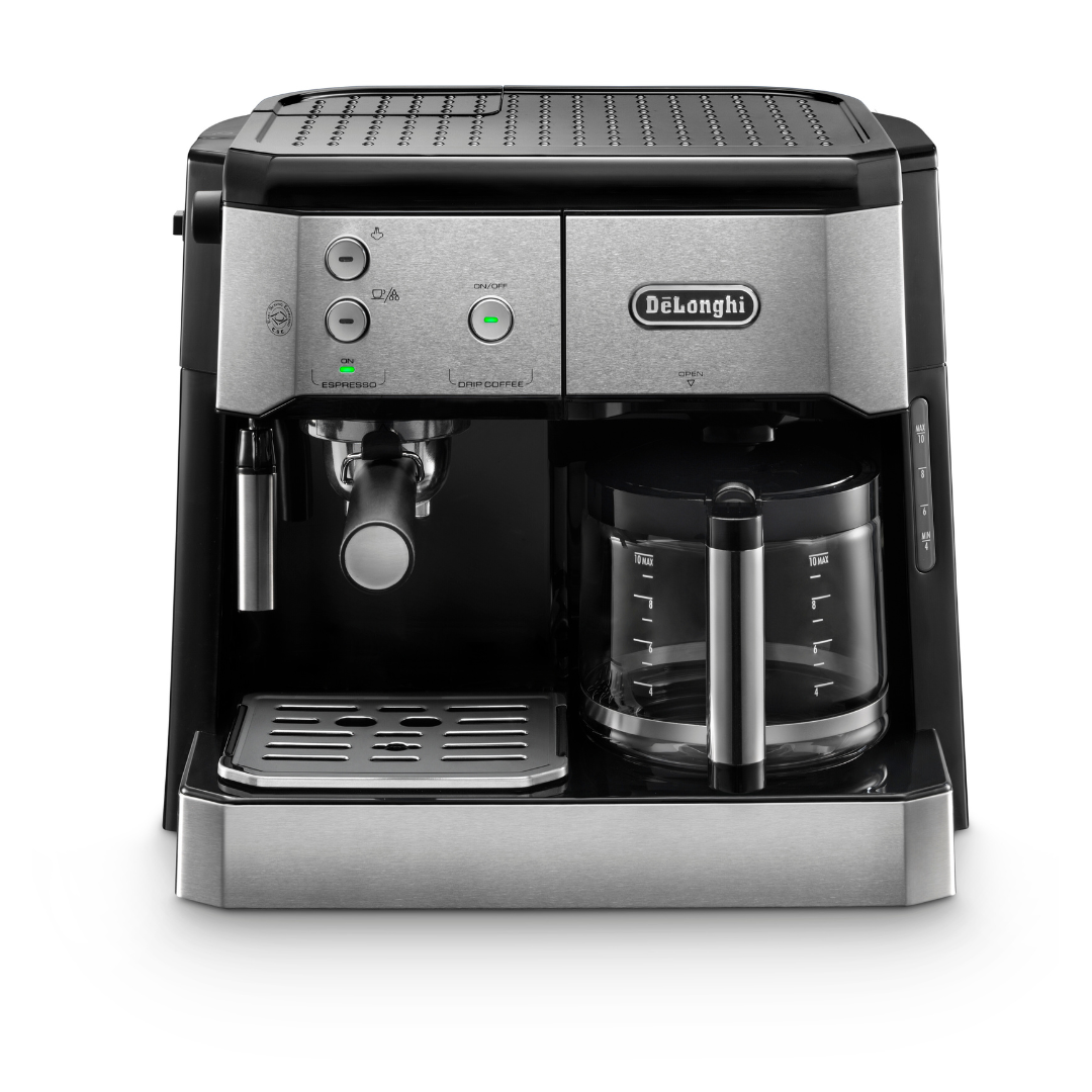 De'Longhi, cafetera de acero inoxidable con 15 bares para