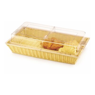 Juego canasta rattan rectangular