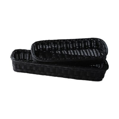 Canasta rattan rectangular