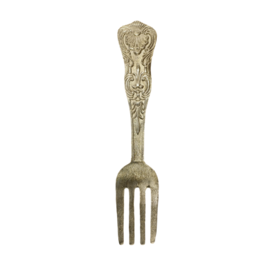 Tenedor decorativo nickel
