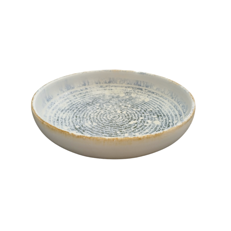 Plato hondo ceramica Blue Eye Frost 22 cm - Imagen 2