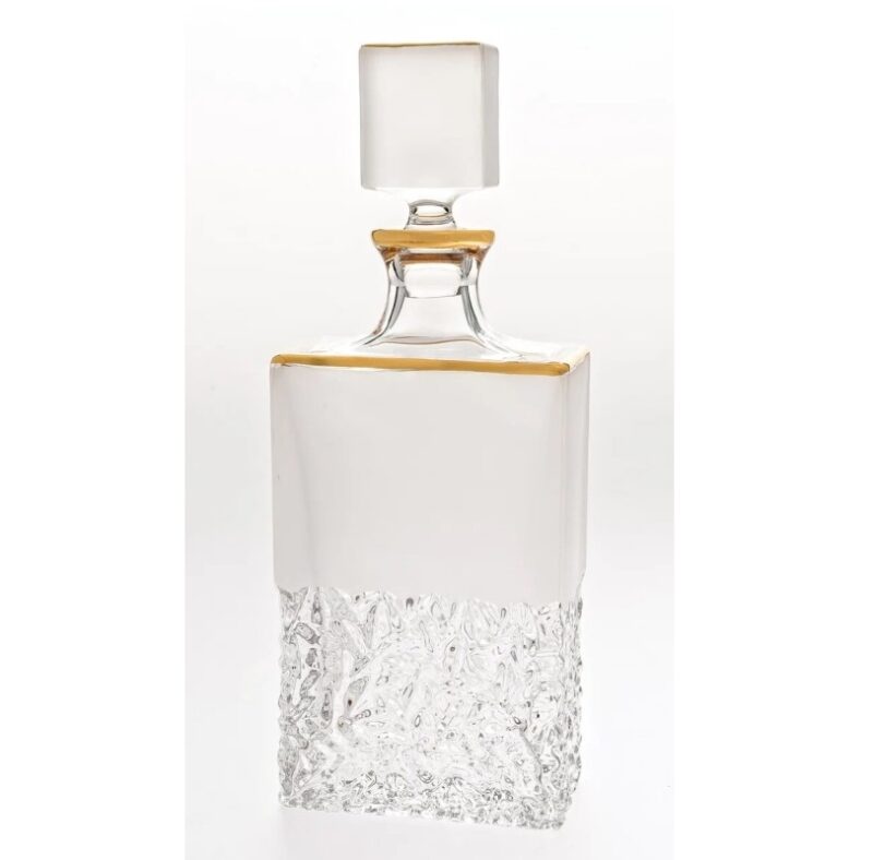 Decantador Nicolette con Dorado Lead Crystal