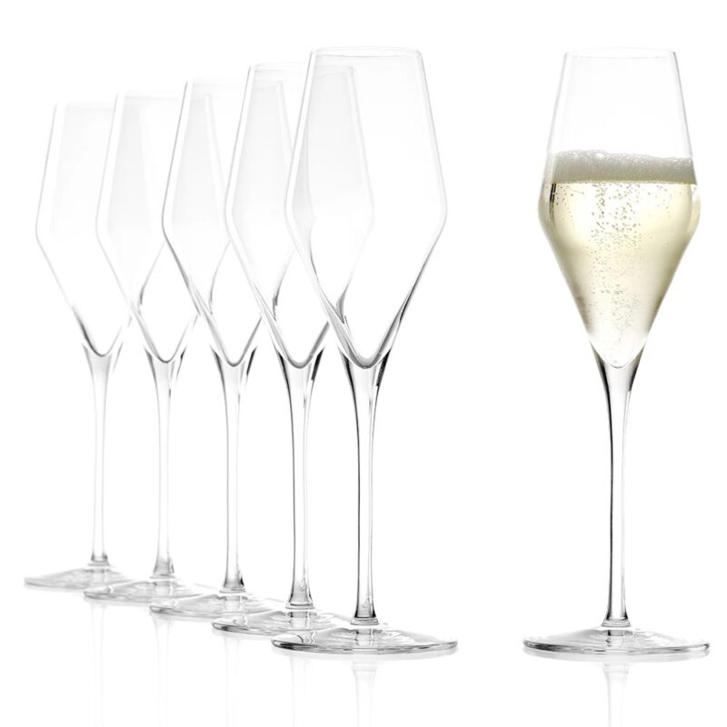 Juego 6 Copas Stolzle  Champagne Quatrophil 290 ml - Imagen 3