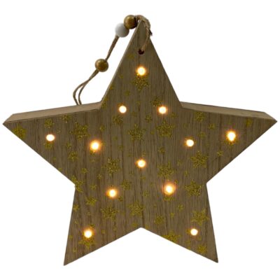 ESTRELLA c/LUZ A  BATERIA