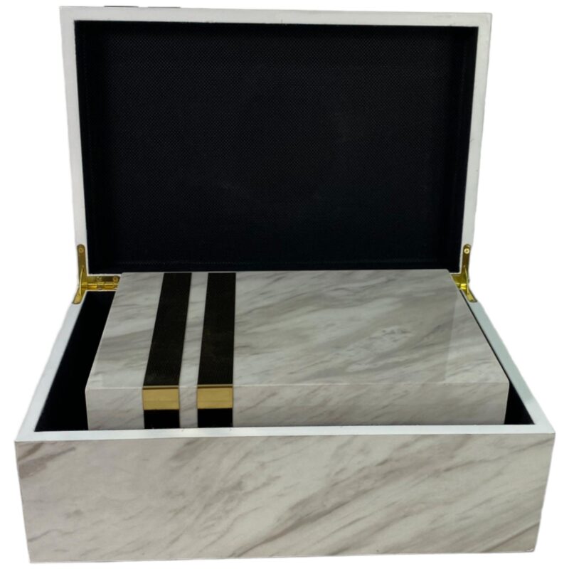JGO CAJAS DE MARMOL DECOR 2pzas - Imagen 2