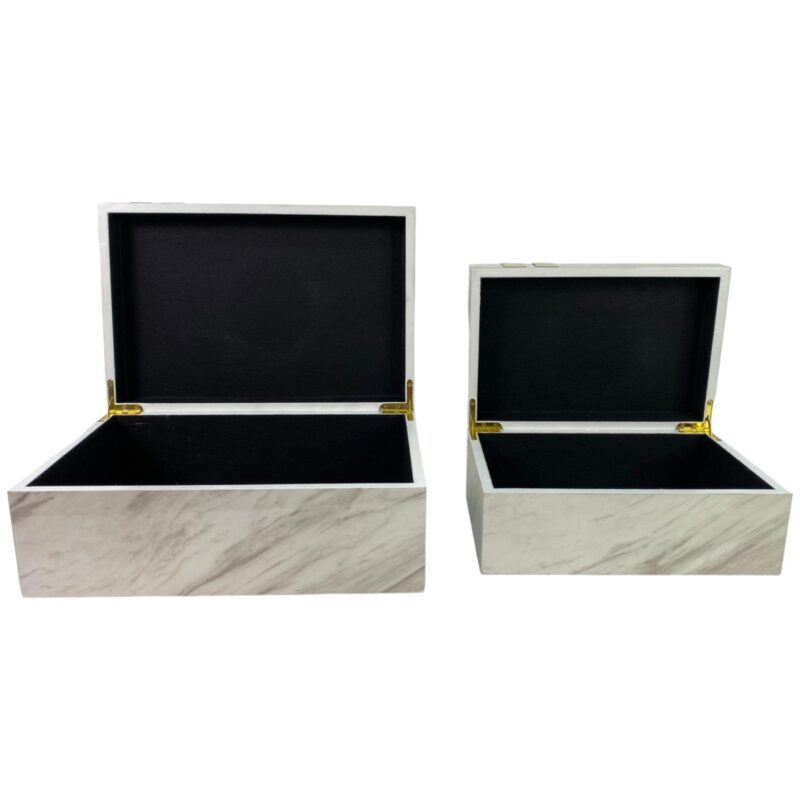 JGO CAJAS DE MARMOL DECOR 2pzas - Imagen 3