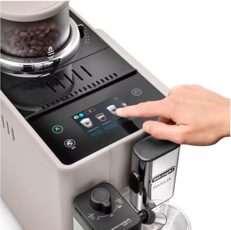 Cafetera Delonghi Rivelia Beige - Imagen 2
