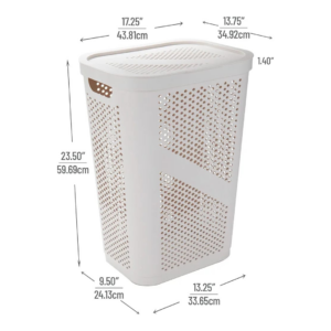 Cesto para ropa 60 litros - Beige