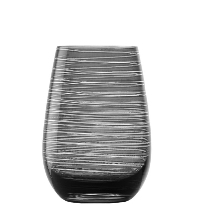 Juego de 6 vasos Stolzle trago largo Event Twister Smoky Grey