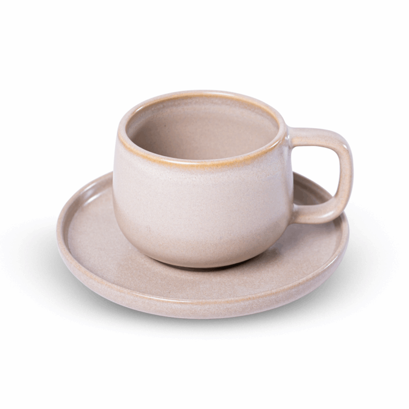TAZA TE c/PLATO URBAN/UNO TAUPE