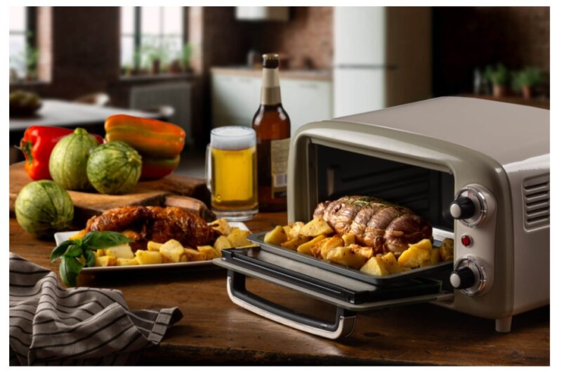 MINI HORNO ARIETE 10L CREMA/BEIGE - Imagen 2