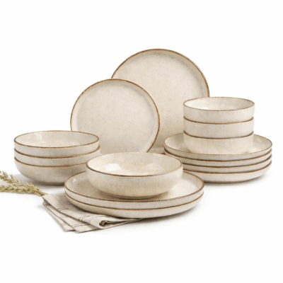 VAJILLA DE MESA 24 pzas MODERNA S.PEARL CINN,1