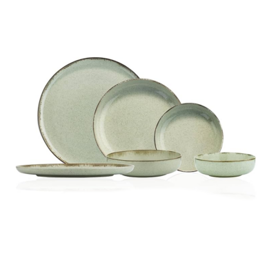 VAJILLA DE MESA 24 pzas MODERNA S.PEARL GREEN PO.1