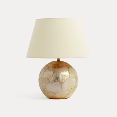 LAMPARA CAPIZ LAMP 30.5 DIA