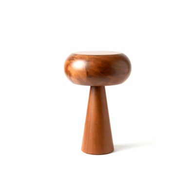 LAMPARA ACACIA WOODEN MUSHROOM 24 DIA