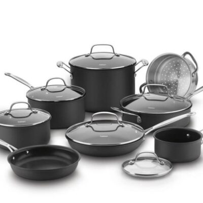 SET DE OLLAS 14 pzas NEGRO 66-14N CUISINART