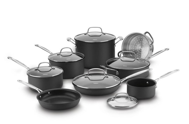 SET DE OLLAS 14 pzas NEGRO 66-14N CUISINART