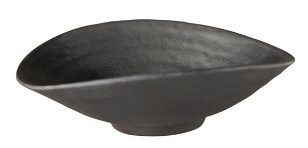 BOWL ZEN 17.5X15.5 MELAMINE BLACK