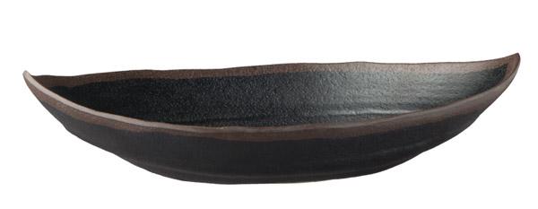 FUENTE LEAF MARONE 25.5X14X5.5 MELAMINE BLACK