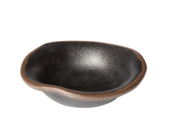 COMPOTERA 11.5 cms MELAMINE BLACK