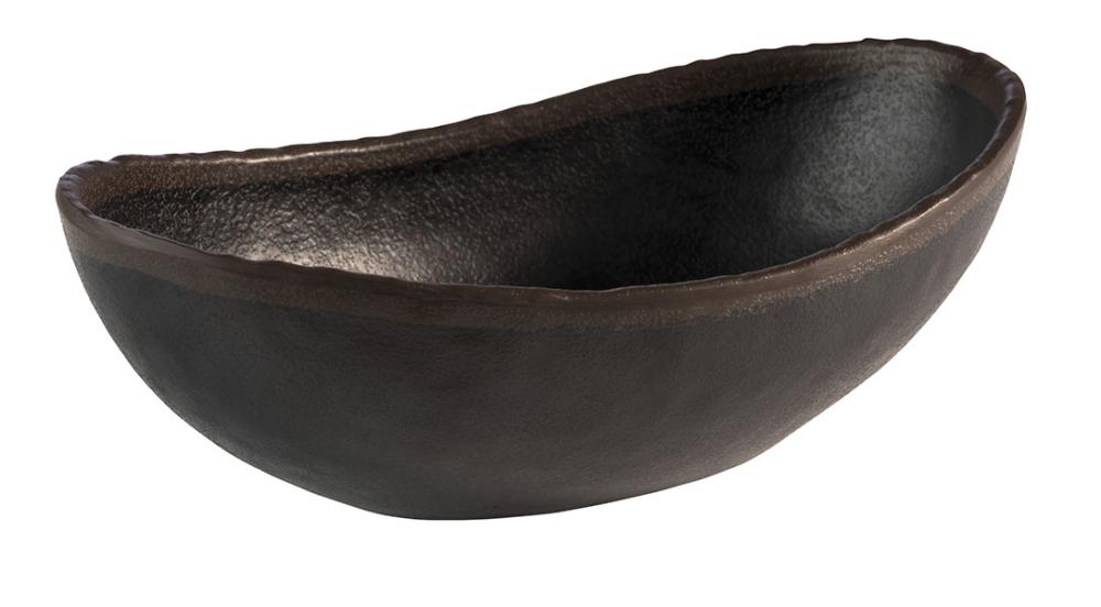 BOWL MARONE 22X13 MELAMINE BLACK