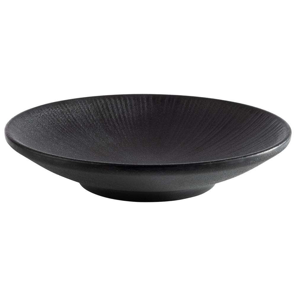 PLATO NERO 15cms MELAMINE BLACK
