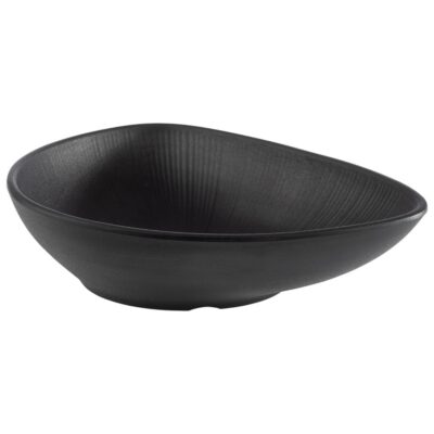 BOWL NEGRO MELAMINE 23X18