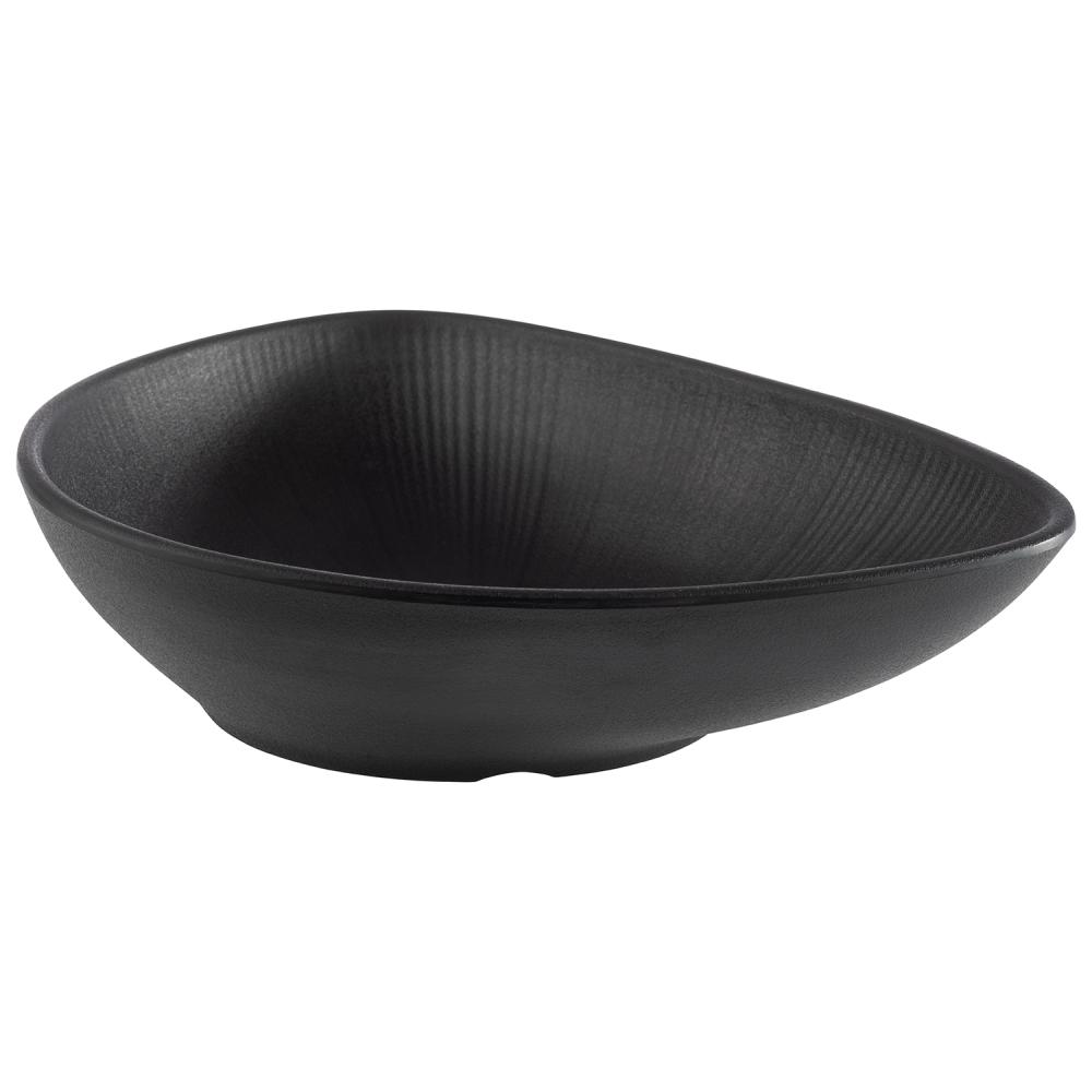 BOWL NEGRO MELAMINE 23X18