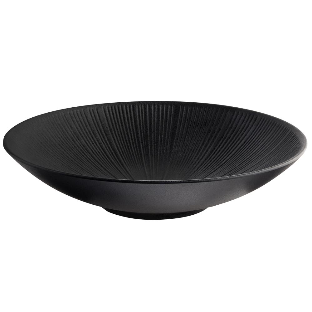 BOWL NERO 35cms MELAMINE BLACK