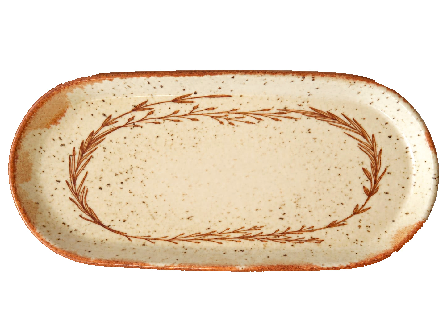 PLATO OVAL 21cms NORDIC KY TB NANOPEARL DG1063