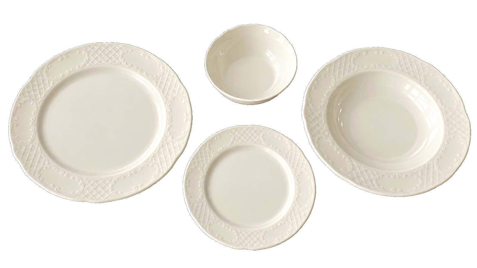 VAJILLA DE MESA 24 pzas CLASICO YEMEK TAKIMI DE 1.KALITE